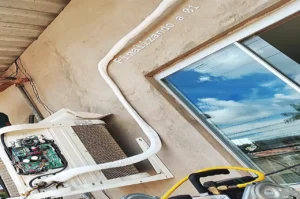 conserto de ar-condicionado residencial com a Jonatas Refrigeração